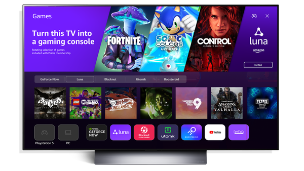 Cloud-Gaming-Service Amazon Luna auf Smart-TVs von LG