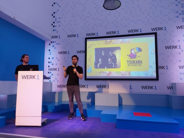 Toukana im Münchner GamesWerk zu "Dorfromantik"