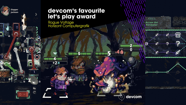 "Rogue Voltage" gewinnt devcom Favourite Let's Play Award 