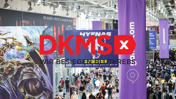 DKMS sucht Spender:innen auf der gamescom