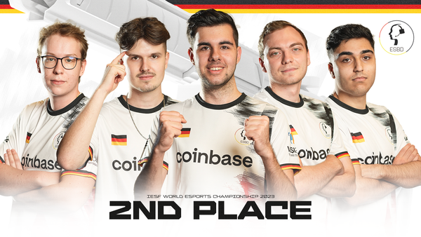 Deutsches CS:GO-Team wird Vize-Champion bei den IESF World Championships 2023
