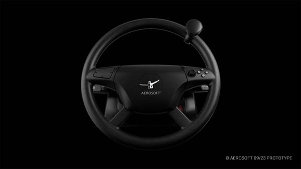 Aerosoft bringt "erstes echtes" Lenkrad für Truck- und Bus-Simulationen