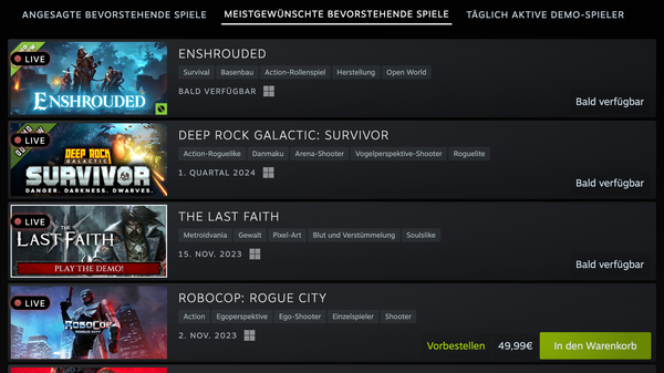 Keen Games auf der Pole-Position beim Steam Next Fest