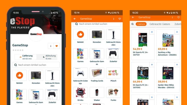 GameStop launches order shop on Lieferando