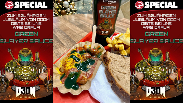 Best Worscht und Bethesda kreieren Doom-Currywurst