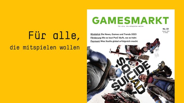 GamesMarkt 01/2024: Jahresrückblick, Förderung und Xsolla