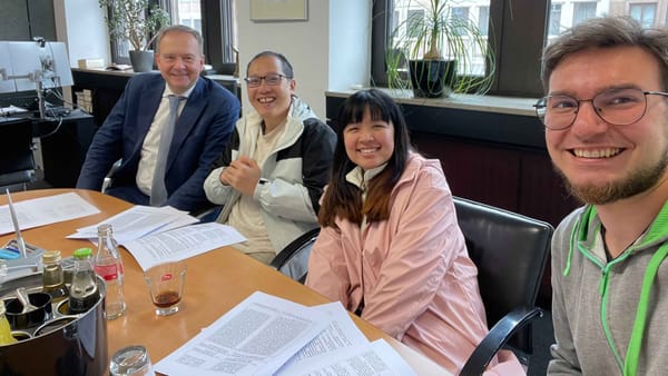 Nithisatienchai and Punthuchat Found Mimu in Nuremberg