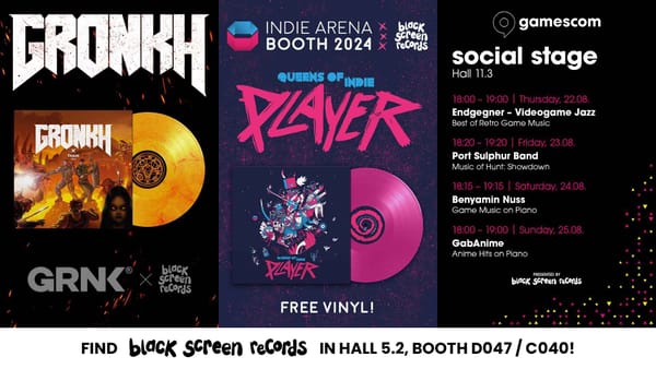 Black Screen Records and Gronkh Cooperate for gamescom Vinyl Release
