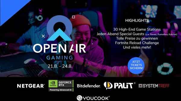 Open Air Gaming Event Opens in the gamescom Evenings