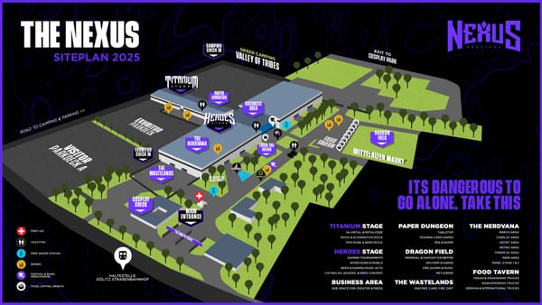 Nexus Announces Band Line-Up for Its Combination of Convention and Festival