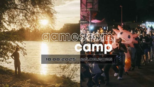 gamescom camp 2025 again at the Jugendpark in Cologne