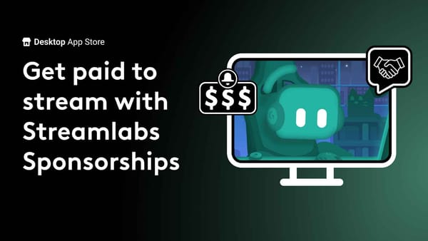 Logitech's Streamlabs Connects Brand Partner and Streamer for Sponsorships