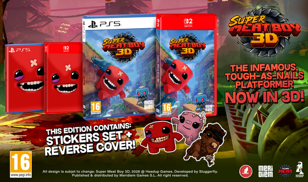 Super Meat Boy 3D Releases 31 March, Physical Releases Come 30 June