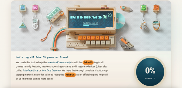 InterfaceX26 Showcases Fake OS Games, Brings Users To Rally Valve for an Official Tag