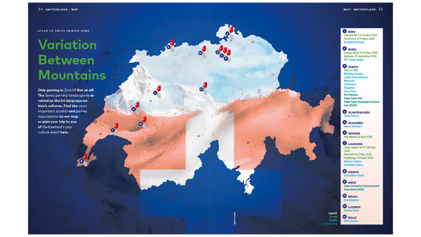 Variation Between Mountains: The Swiss Gaming Scene Mapped