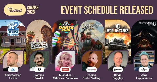 Schedule for Devgamm Gdansk 2026 Continues to Fill Up