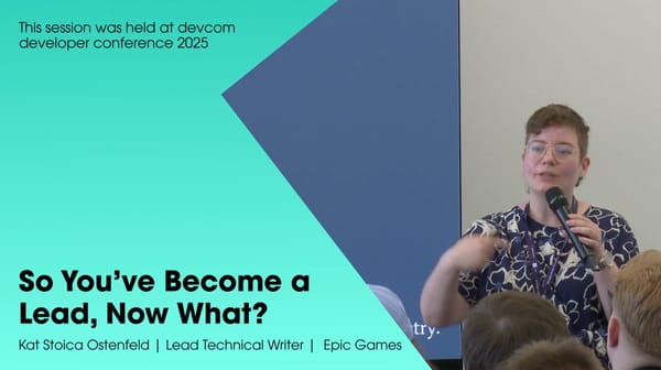 Gamescom Dev Talk Review: So You’ve Become a Lead, Now What?