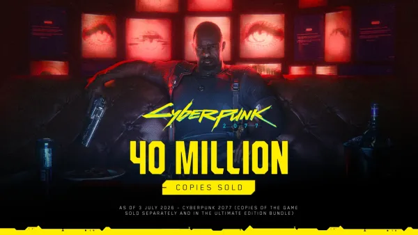 Cyberpunk 2077 Breaches 40 Million Sales
