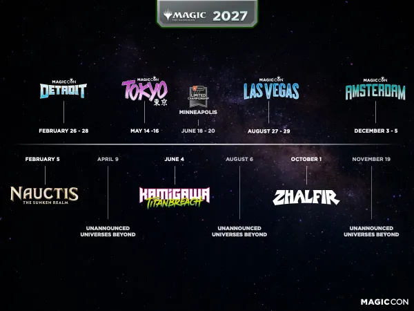 Magic: The Gathering Reveals 2027 Event and Set Roadmap