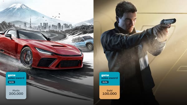 Game Sales Awards for an Agent and Racing in Japan