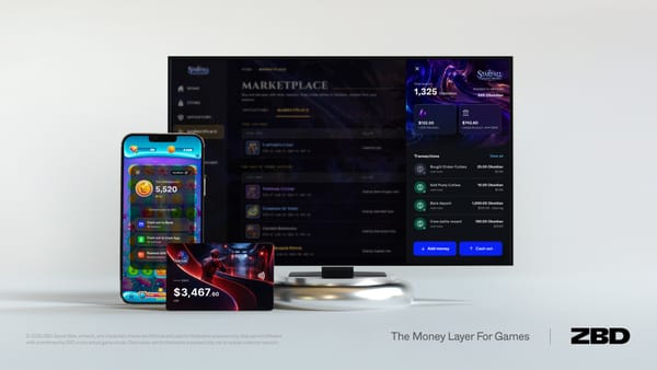ZBD Launches Payments Stack Built for Games