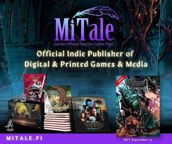 Finnish Game Studio MiTale Starts Transmedia Publishing