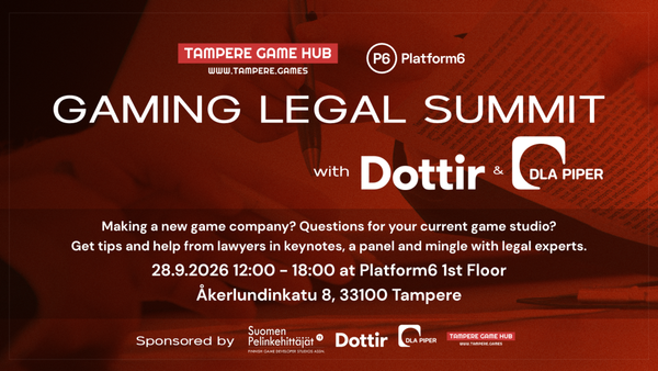 Tampere Game Hub Holds Games Legal Summit