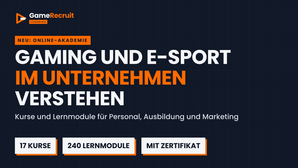 GameRecruit Launches Online Academy to Educate HR About Gaming and Esports