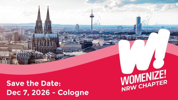 Womenize! Announces NRW Chapter, Applications for Masterclass in Leipzig Open